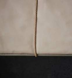 Georg läderdyna med rem till pall/barstol Beige-brun