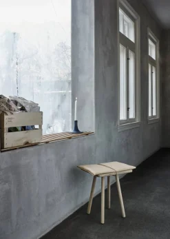 Georg läderdyna med rem till pall/barstol Beige-brun