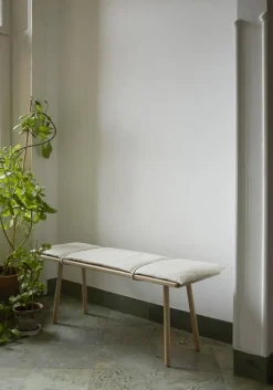Georg linnedyna med rem till bänk Beige