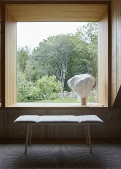Georg linnedyna med rem till bänk Beige