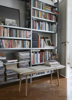 Georg linnedyna med rem till bänk Beige