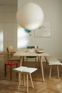 Georg linnedyna med rem till bänk Beige