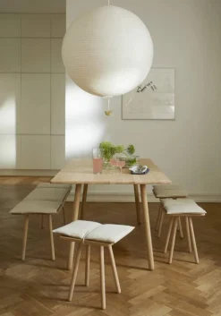 Georg linnedyna med rem till pall/barstol Beige