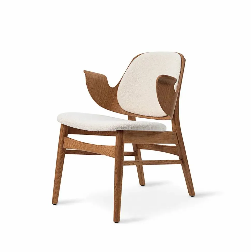 Gesture loungestol tyg barnum24 cream teakoljat ekstativ
