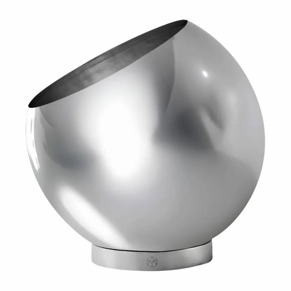 Globe blomkruka Ø30 cm Silver