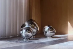 Globe blomkruka Ø21 cm Silver