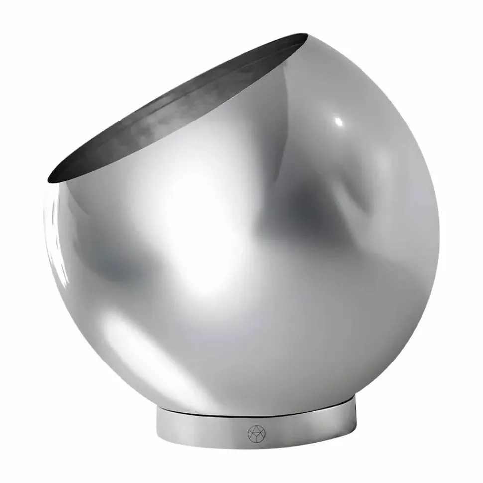 Globe blomkruka Ø17 cm Silver
