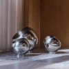 Globe blomkruka Ø37 cm Silver