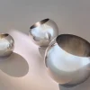 Globe blomkruka Ø43 cm Silver