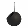 GLOBE hängande kruka Ø17 cm h28 cm Black