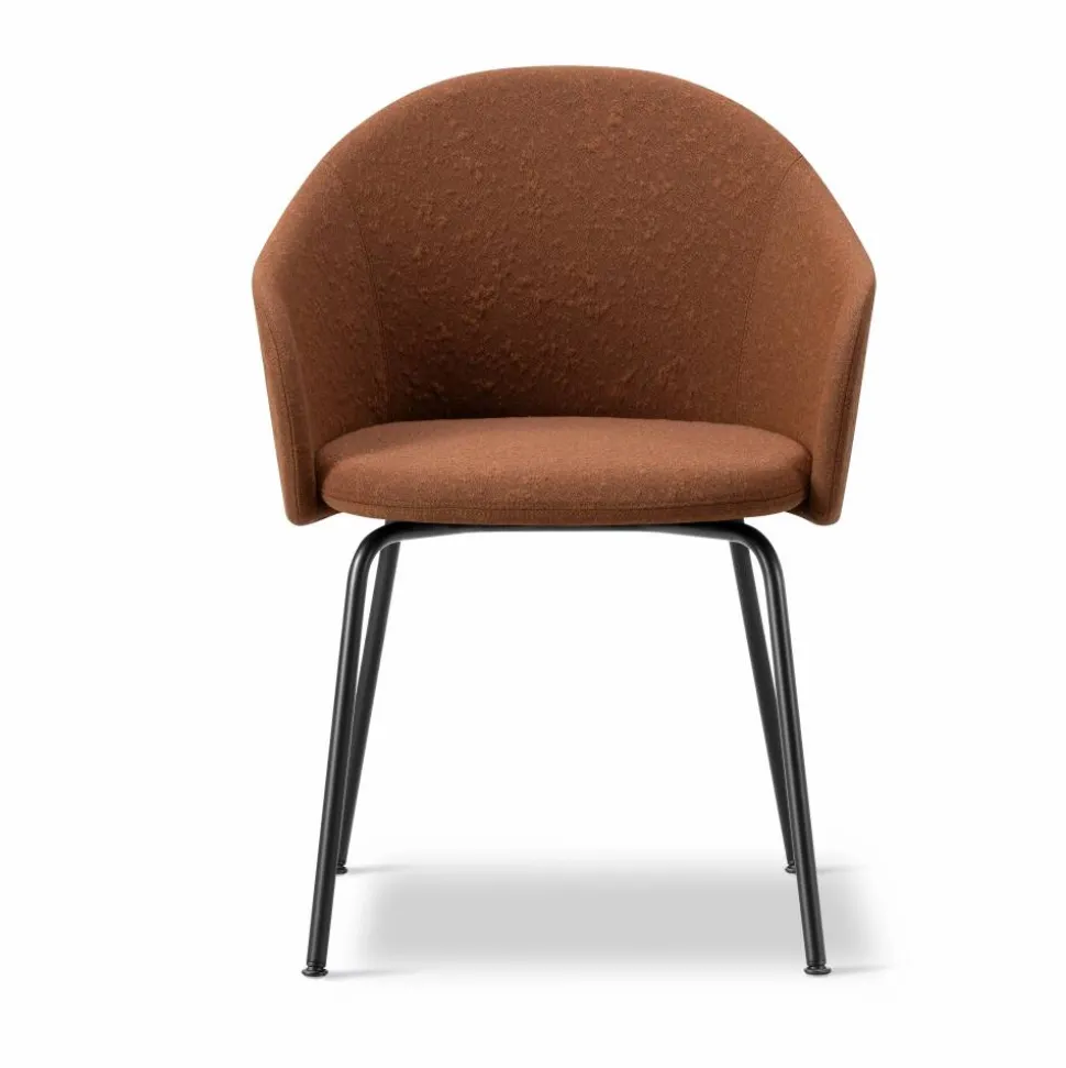 Gomo Armchair karmstol tube base Myr 362-black