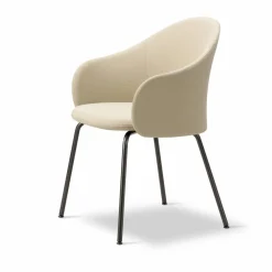 Gomo Armchair karmstol tube base Mylla 221-flint