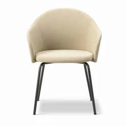 Gomo Armchair karmstol tube base Mylla 221-flint