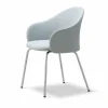 Gomo Armchair karmstol tube base Mylla 811-rostfritt stål