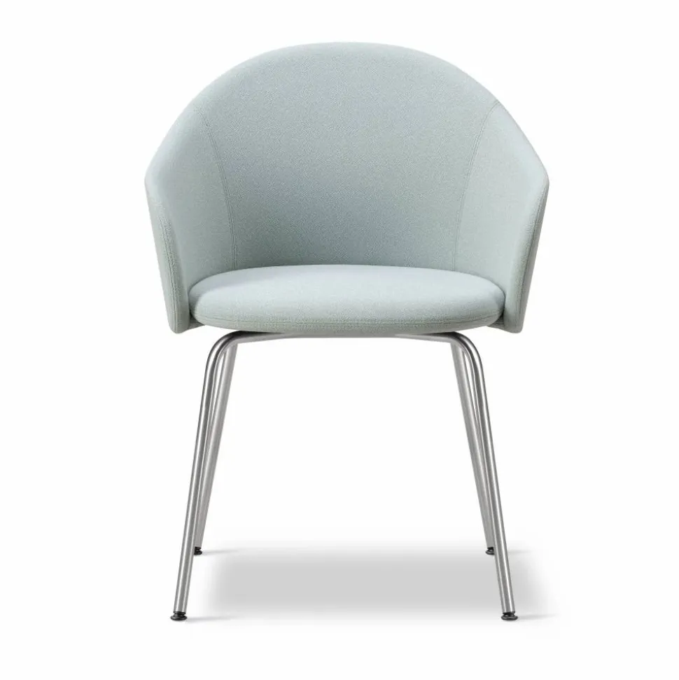 Gomo Armchair karmstol tube base Mylla 811-rostfritt stål