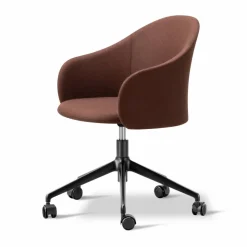 Gomo Armchair kontorsstol swivel base 5-star Blazer CUZ4D Dunalk-black