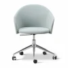 Gomo Armchair kontorsstol swivel base 5-star Mylla 811-polerad aluminium