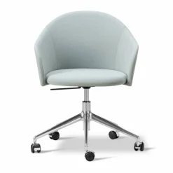 Gomo Armchair kontorsstol swivel base 5-star Mylla 811-polerad aluminium