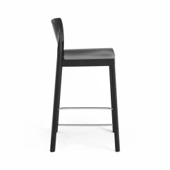 Grace barstol 63 cm Ask svartlaserad
