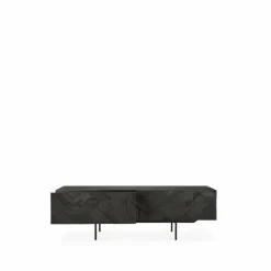 Graphic mediabänk Black 162 cm