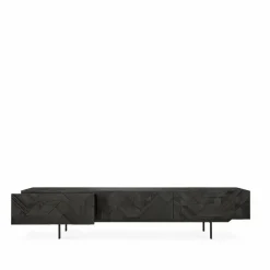 Graphic mediabänk Black 242 cm