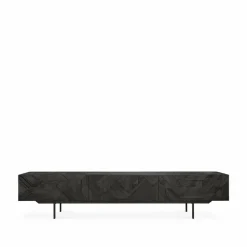 Graphic mediabänk Black 242 cm