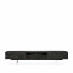 Graphic mediabänk Black 242 cm