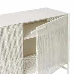 Grid sideboard beige