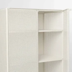 Grid skåp beige