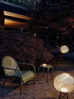 Groove lounge chair Moss