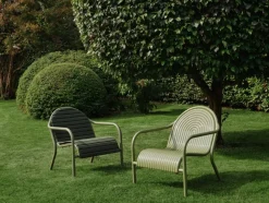 Groove lounge chair Moss
