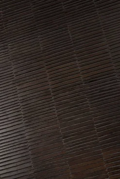 Grooves soffbord Off black teak 135x65 cm