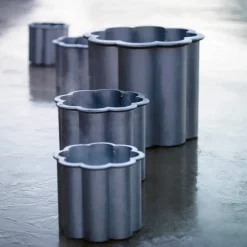 Gråsippa kruka Aluminium sandgjuten no. 1 Ø33 cm