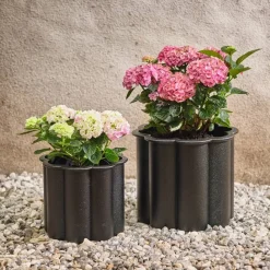 Gråsippa kruka Svart no. 1 Ø33 cm