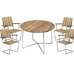 Grythyttan matgrupp ø100 cm - teak