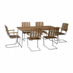 Grythyttan matgrupp teak B31 170cm + 6st A2