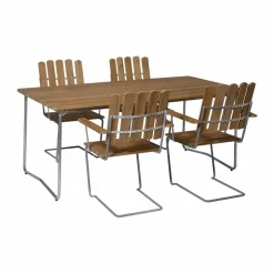 Grythyttan matgrupp teak B31 170cm + 4st A2