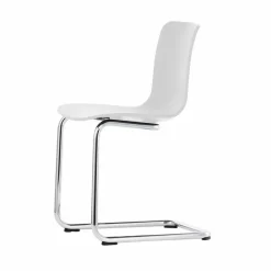 HAL RE cantilever kontorsstol Cotton white-chrome