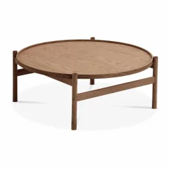 HB soffbord Ø100 cm Rökoljad ek
