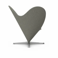 Heart Cone Chair fåtölj Cento salt´n pepper-rostfritt stål