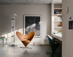 Heart Cone Chair fåtölj Cento salt´n pepper-rostfritt stål