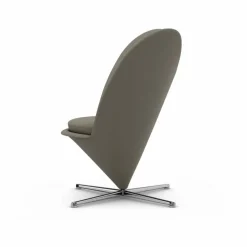 Heart Cone Chair fåtölj Hola truffle-rostfritt stål