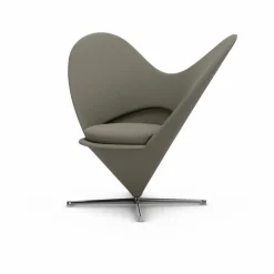 Heart Cone Chair fåtölj Hola truffle-rostfritt stål