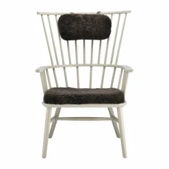 Henriette fåtölj dyna&nackkudde Svenssons beige-Espresso