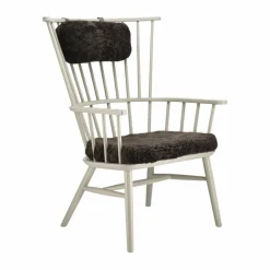 Henriette fåtölj dyna&nackkudde Svenssons beige-Espresso