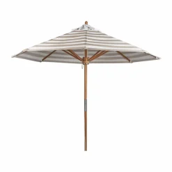 Hisshult parasoll Ø270 cm Beige stripe-teak