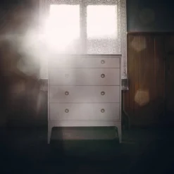 Höllviken byrå ek vitpigment 4 lådor