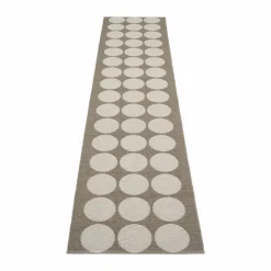 Hugo gångmatta Walnut/linen 70x400 cm