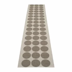 Hugo gångmatta Walnut/linen 70x400 cm
