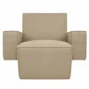 Hunk loungefåtölj med armstöd Beige